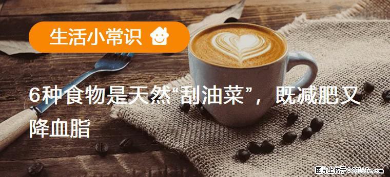 【生活小常识】6种食物是天然“刮油菜”，既减肥又降血脂 - 防城港生活资讯 - 防城港28生活网 fcg.28life.com